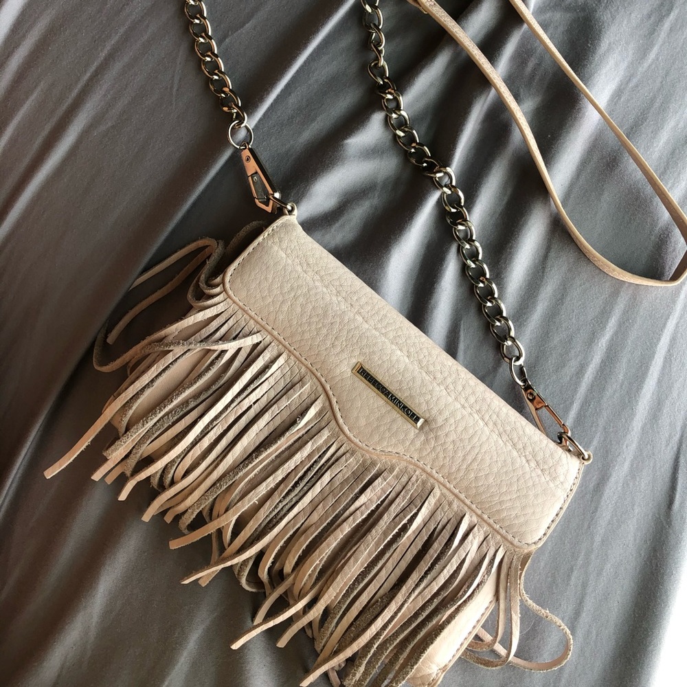 Pink Rebecca Minkoff Fringe Purse